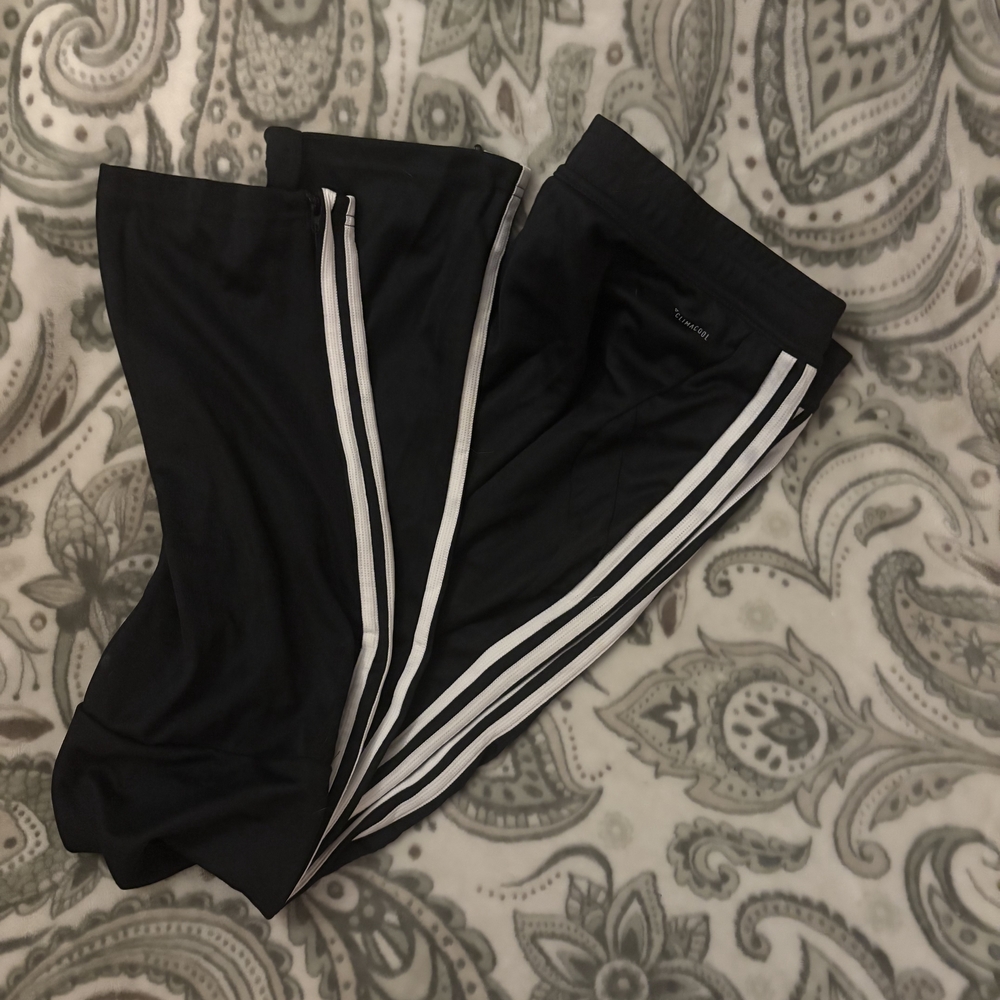Adidas Black Apparel with White Label